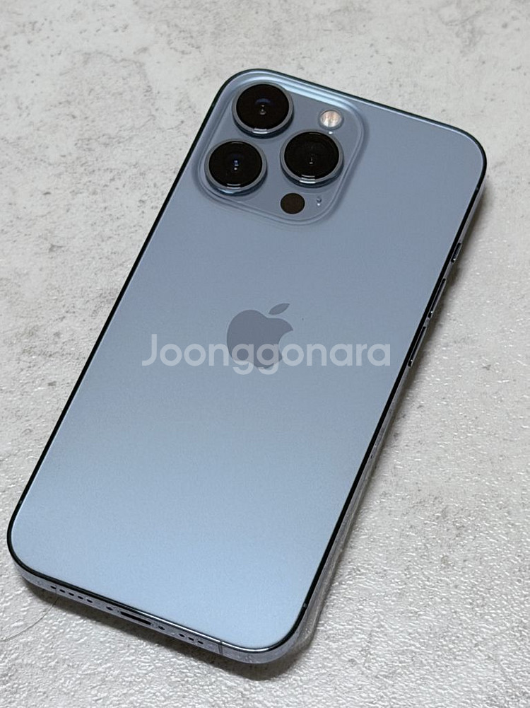 아이폰13프로 256GB 시에라블루 배터리90% 풀박스--3