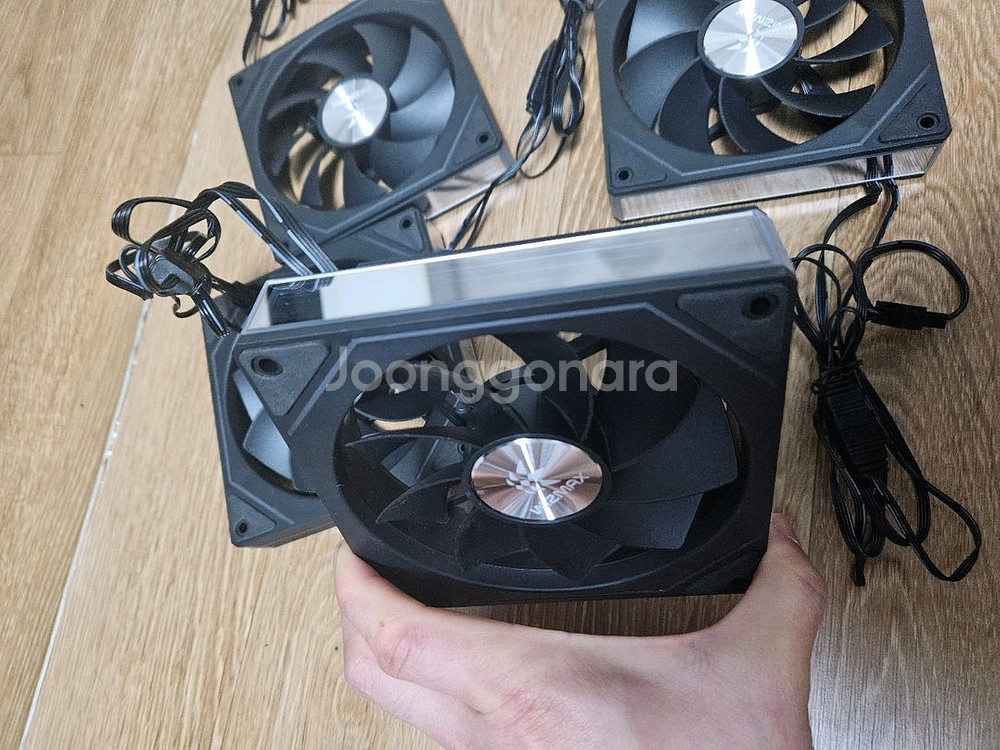 ICEROCK G30-120 argb 케이스 팬 4개--2