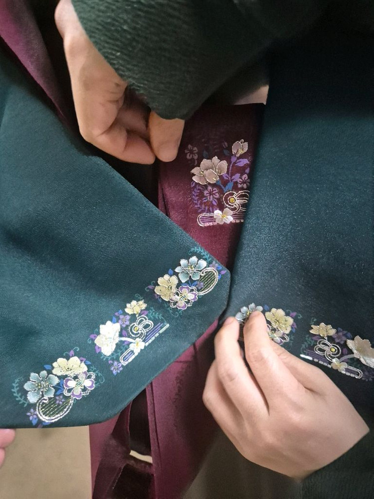 신랑 신부 한복--2