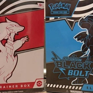 포켓몬카드 블랙볼트,화이트플레어 북미판 ETB