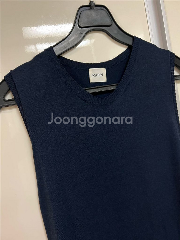 라온 슬리브리스 니트 롱원피스 나시민소매썸머여름 뮤제라--3