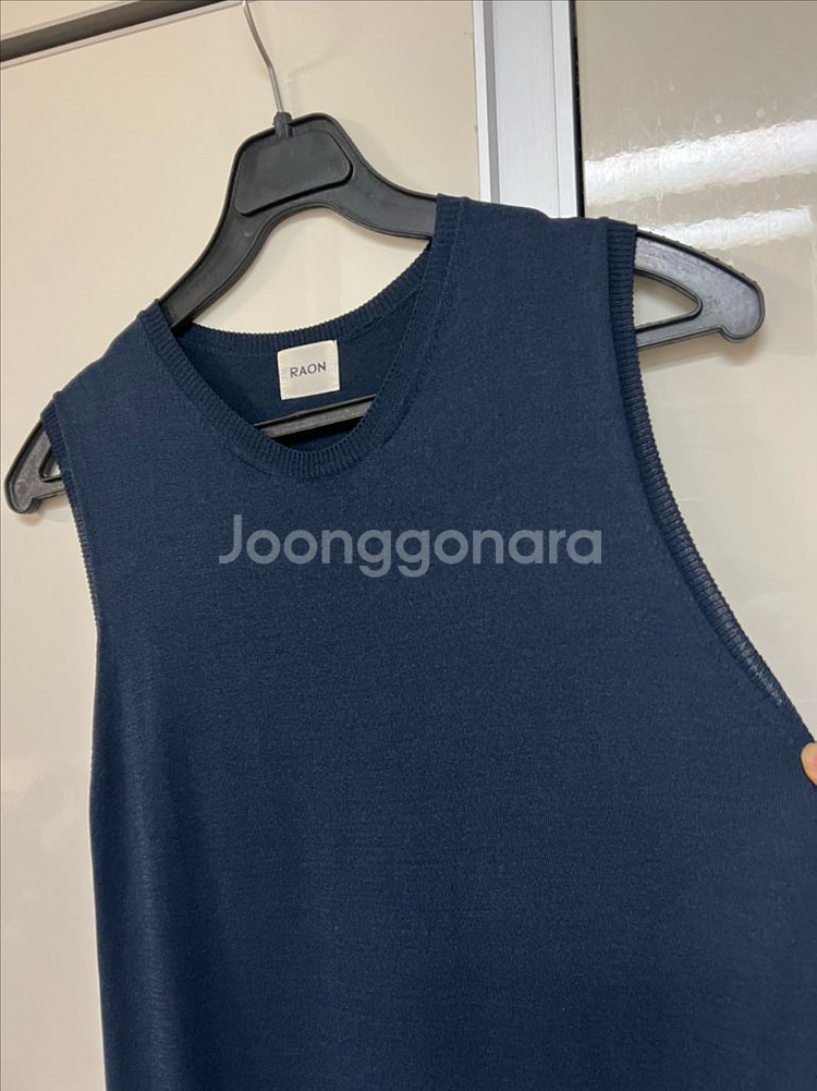 라온 슬리브리스 니트 롱원피스 나시민소매썸머여름 뮤제라--4