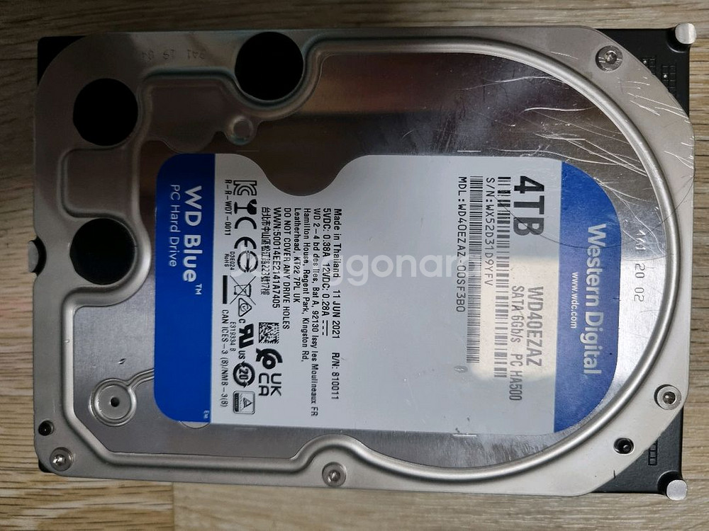 4TB WD blue hdd--0