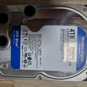 4TB WD blue hdd