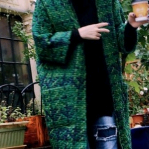 VANAKE 울혼방 트위드st 코트 가디건 (F)