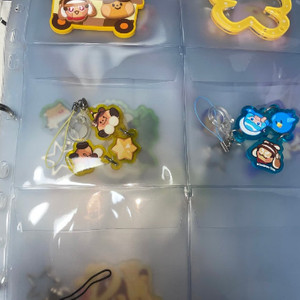 ★ 키링 캔뱃지 보관 속지 하이하바 A4 플랩 6포켓