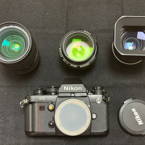 니콘 f3 + mf ais 렌즈 3종