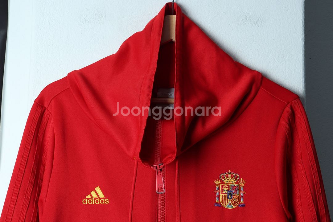 W(L-XL) 아디다스 집업져지 트랙탑 축구 스페인--2