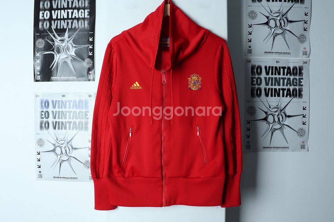 W(L-XL) 아디다스 집업져지 트랙탑 축구 스페인--1