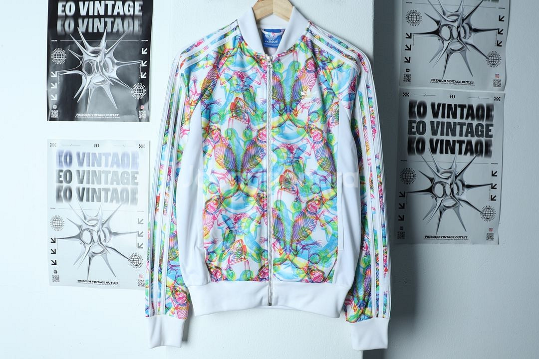 (S) 아디다스 집업져지 트랙탑 카르노브스키 카멜레온--1