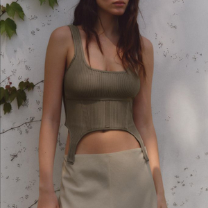 (새상품) ZARA 자라 코르셋니트탑