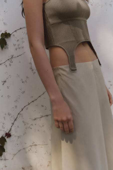 (새상품) ZARA 자라 코르셋니트탑--2