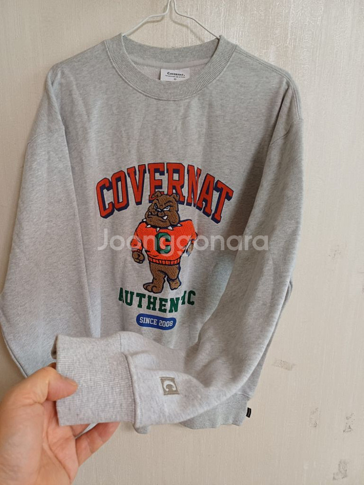 남성 커버낫 맨투맨(새상품.오버핏100-105)--1