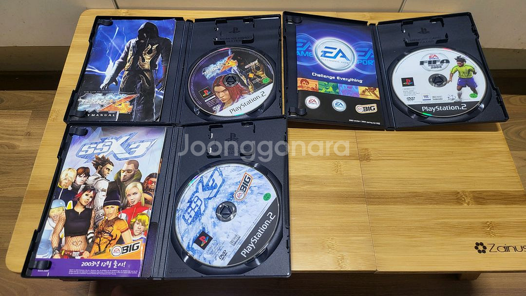 철권4, FIFA2004, SSX3 플스2 게임 3종--3