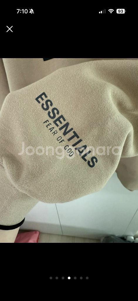 정품 에센셜 기모 맨투맨 M--3