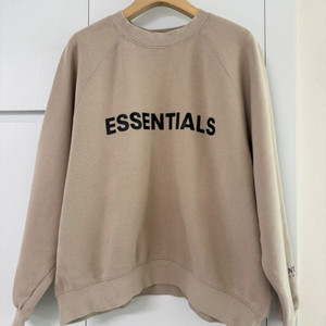 정품 에센셜 기모 맨투맨 M