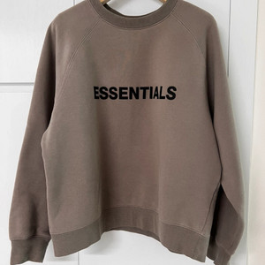 정품 맨투맨 다크베이지 맨투맨 M