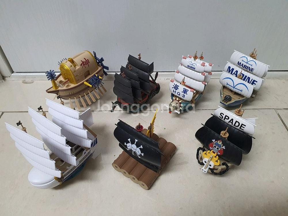 원피스 그랜드쉽 콜렉션 7종 판매합니다.--0