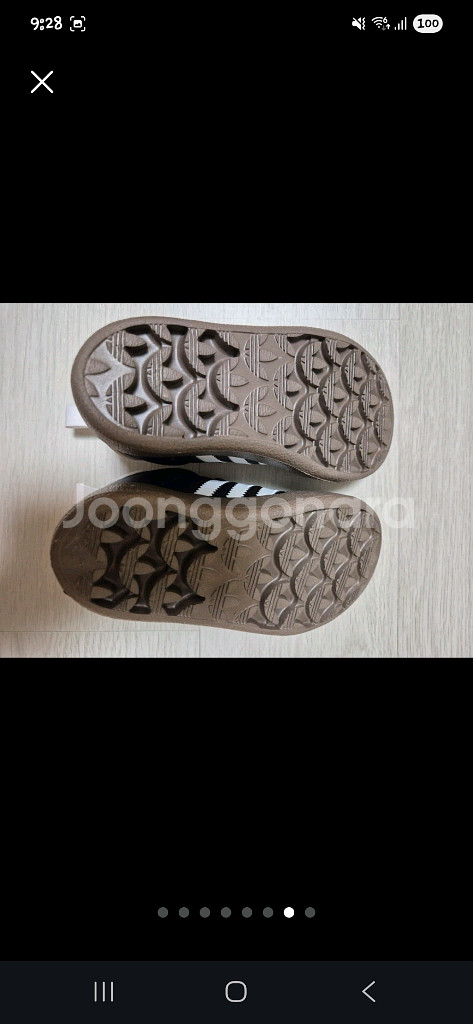 1회시착) 아디다스 키즈 삼바 360 140mm--5