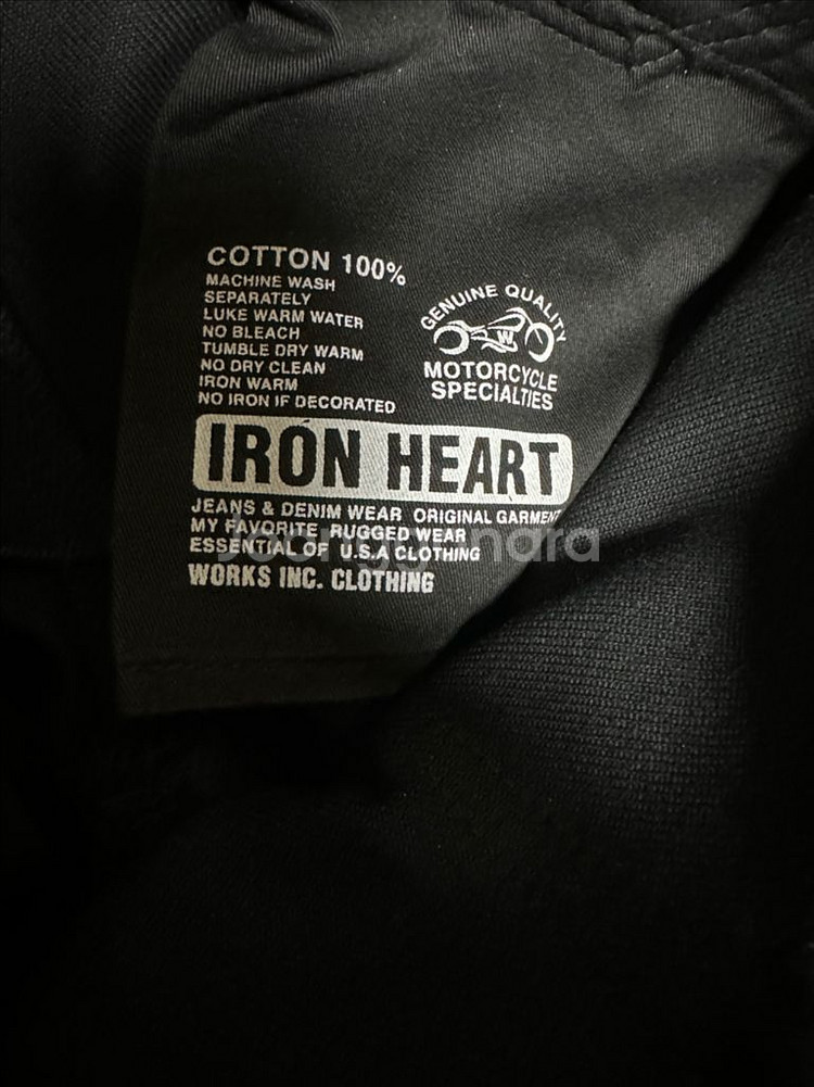 아이언하트 21온스 블랙데님 상태A급--7