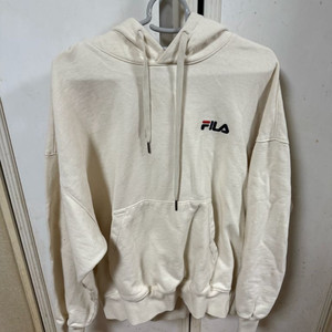FILA 필라 아이보리 후드티(사이즈 S/90)