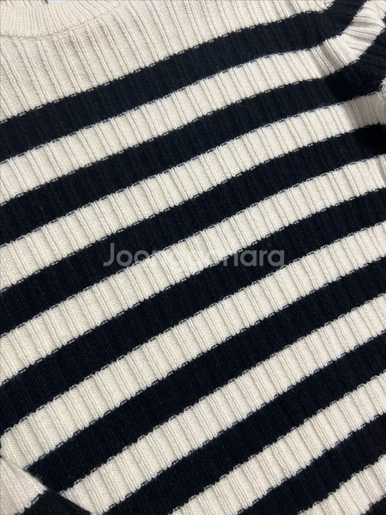 유메르 UMER 자뎅 스트라이프 니트 프리미엄울100%--8