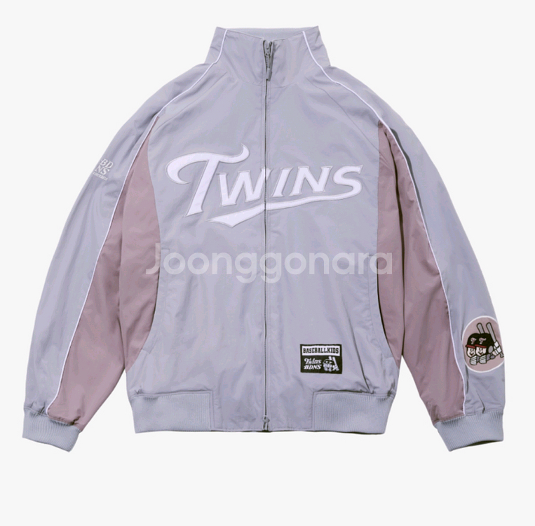 [XL]빠더너스 x 엘지트윈스 더그아웃 자켓 그레이--0
