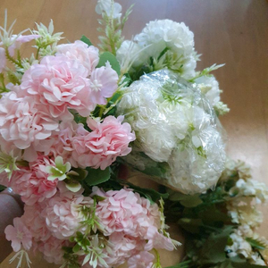 12개 새상품 조화 꽃다발 세트 부쉬