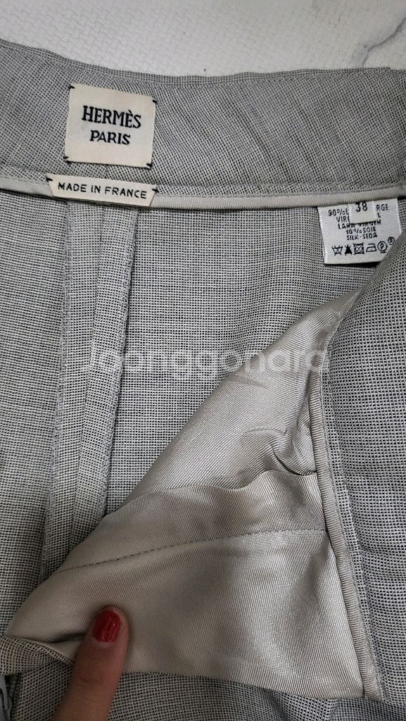 에르메스 여성 와이드 팬츠 38--2