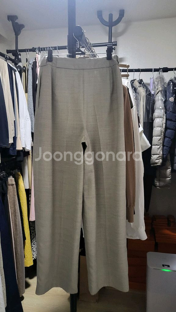 에르메스 여성 와이드 팬츠 38--1