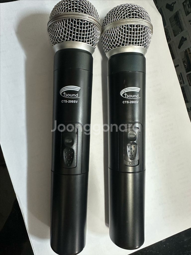 ctsound CTS-200SV 무선마이크2개만 판매--0