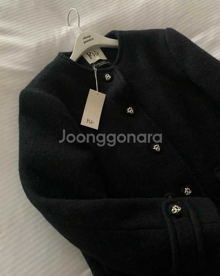 포스터 pst 밍크털 안감 알파카 코트--3