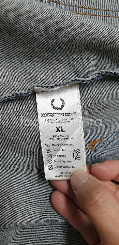 MOSQUITO 블루진 대님청자켓 XL 105호 새상품--4