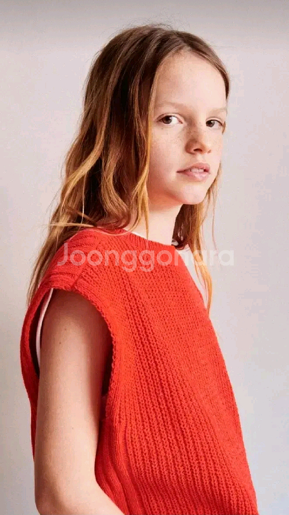 자라키즈 셔닐 니트 베스트 13-14y 새상품--4