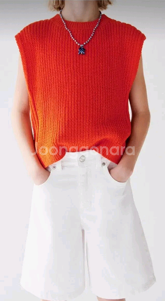 자라키즈 셔닐 니트 베스트 13-14y 새상품--3