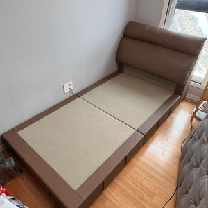 씰리 침대 프레임 S238 가죽 카푸치노 슈퍼싱글 SS