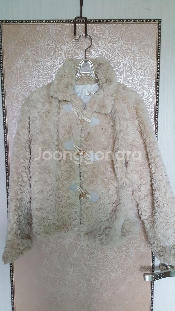 뽀글이 퍼 숏 자켓 새거--3