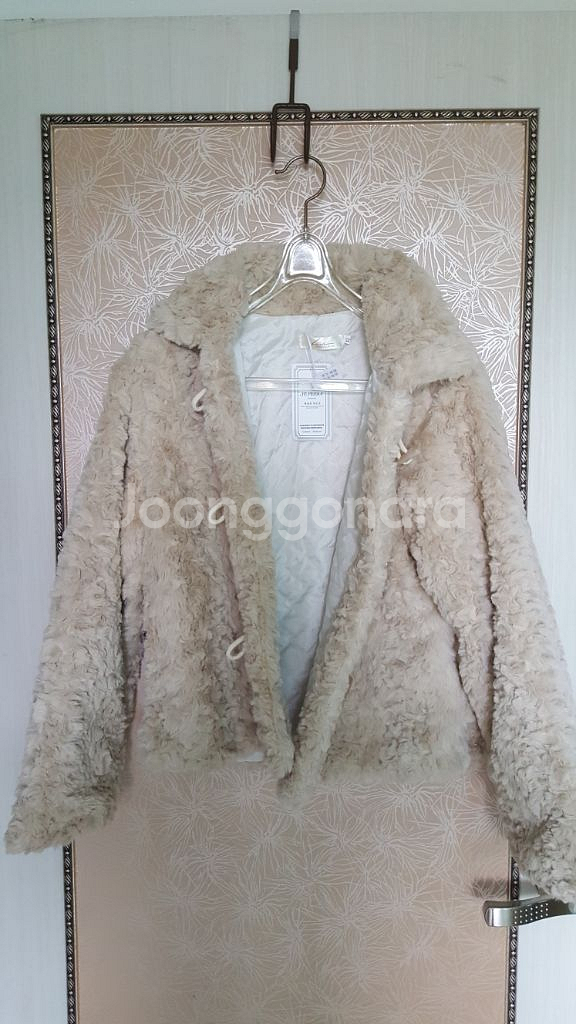 뽀글이 퍼 숏 자켓 새거--4