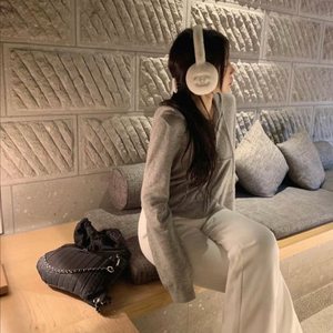 리즈 넬리후드집업 그레이