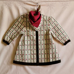 봉주르 다이어리 리버시블 코트 새상품