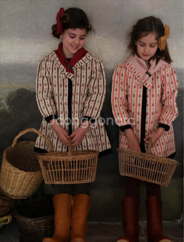 봉주르 다이어리 리버시블 코트 새상품--2