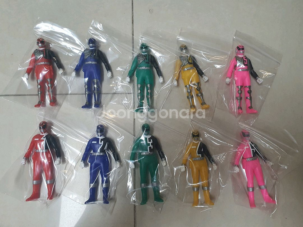 파워레인저 데카렌쟈 소프비 피규어 세트--0