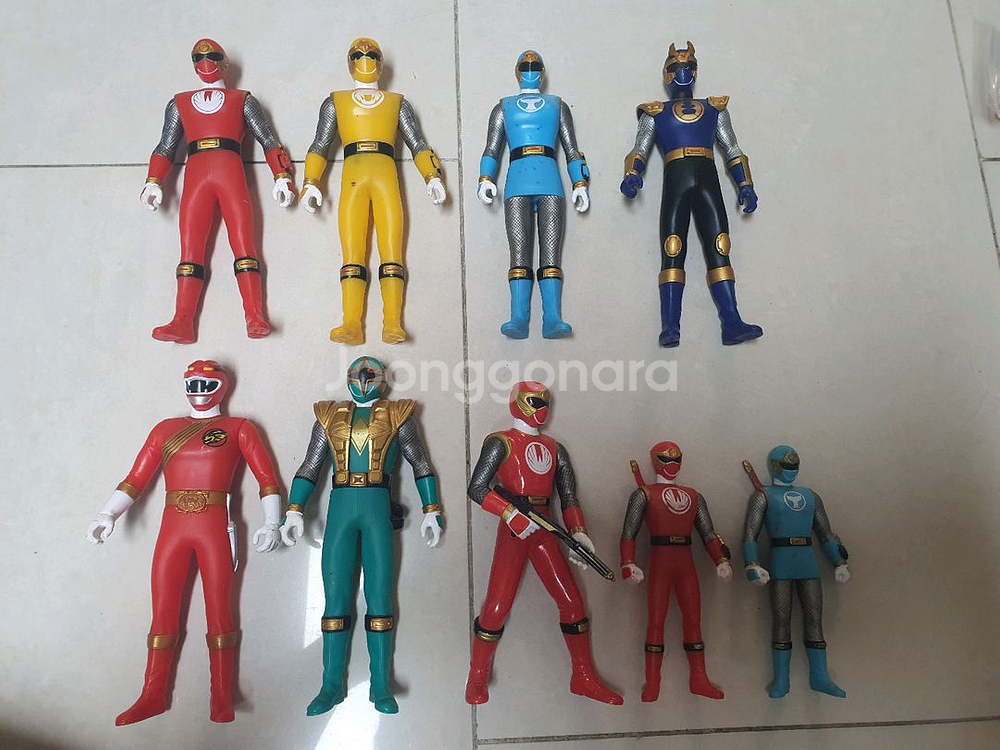 파워레인저 소프비 피규어 세트--0