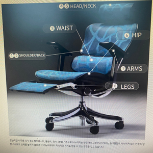 에고휴먼v2프로 하이엔드 의자