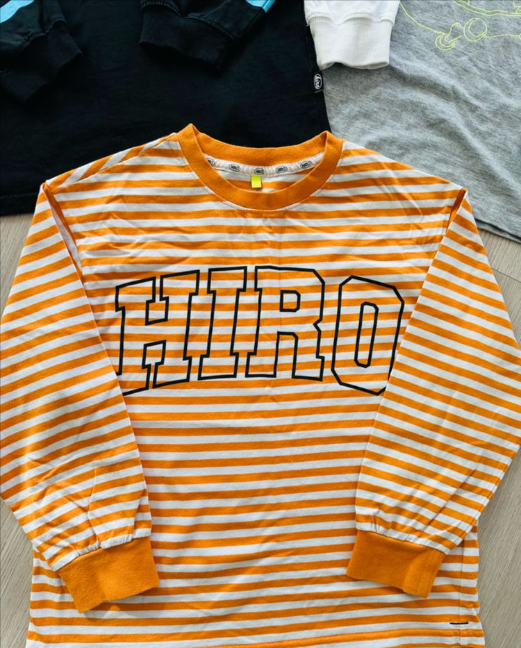 히로 140 긴팔티 일괄--1