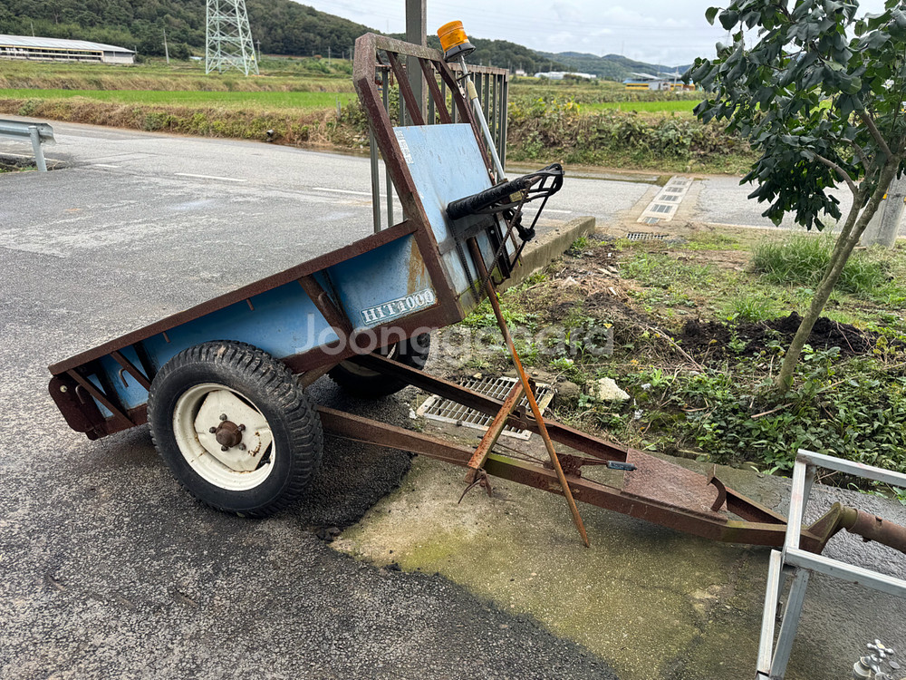 대동 키시동 직분사식 경운기 추레라 포함--8
