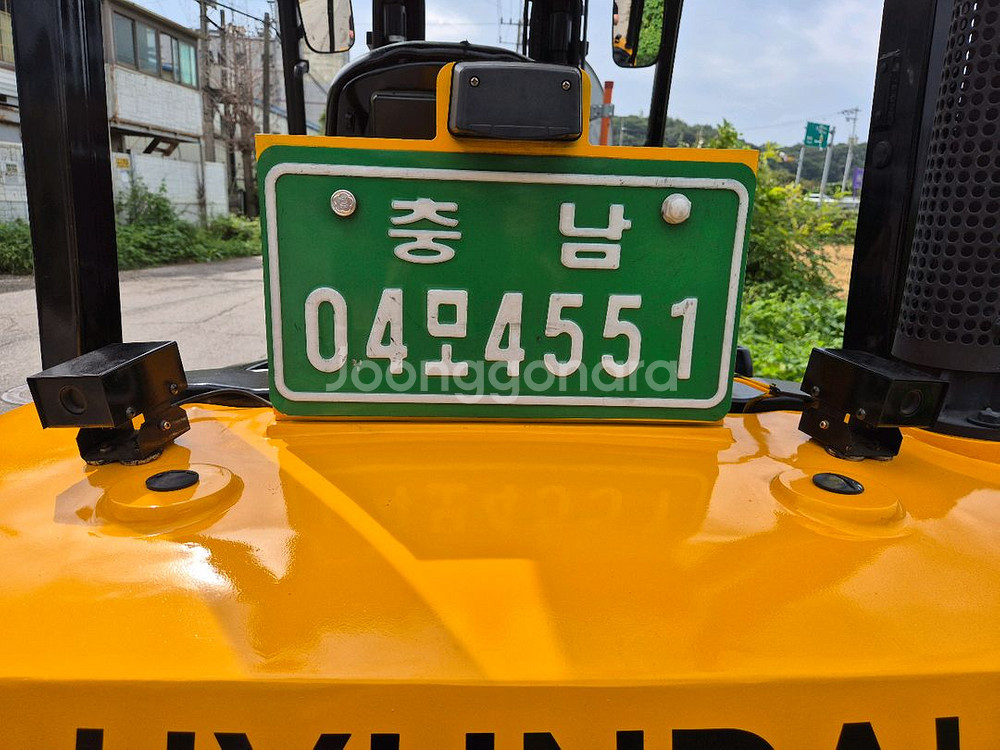 현대지게차 2.5톤 3단 자동발, 사이드쉬프트, 4스풀--7