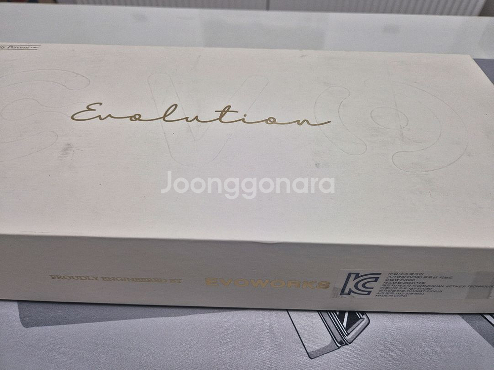 evo80 에보80 스칼렛 풀알루키보드 정발제품--2