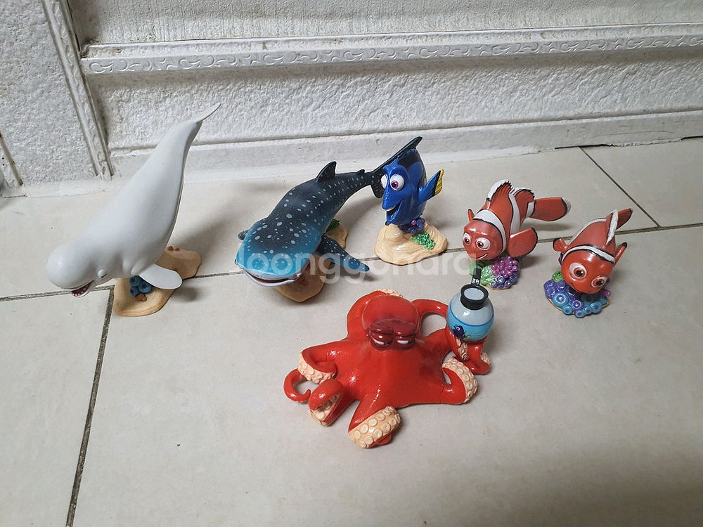 디즈니정품 니모 피규어 세트--0