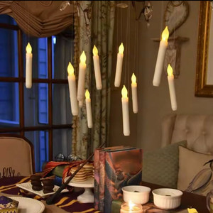 할로윈 LED 촛불 (요술봉 리모콘 포함)